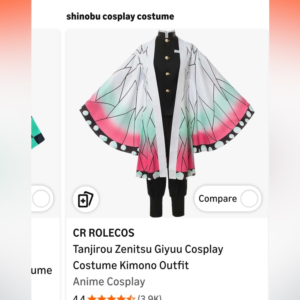 Anime Cosplay Shinobu Kocho Demon Slayer Costume Butterfly Outfit 🦋
